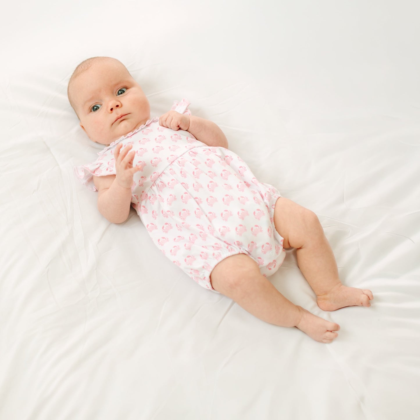 Little Crawlers Print Bubble - Pink - Magnolia BabyBubble