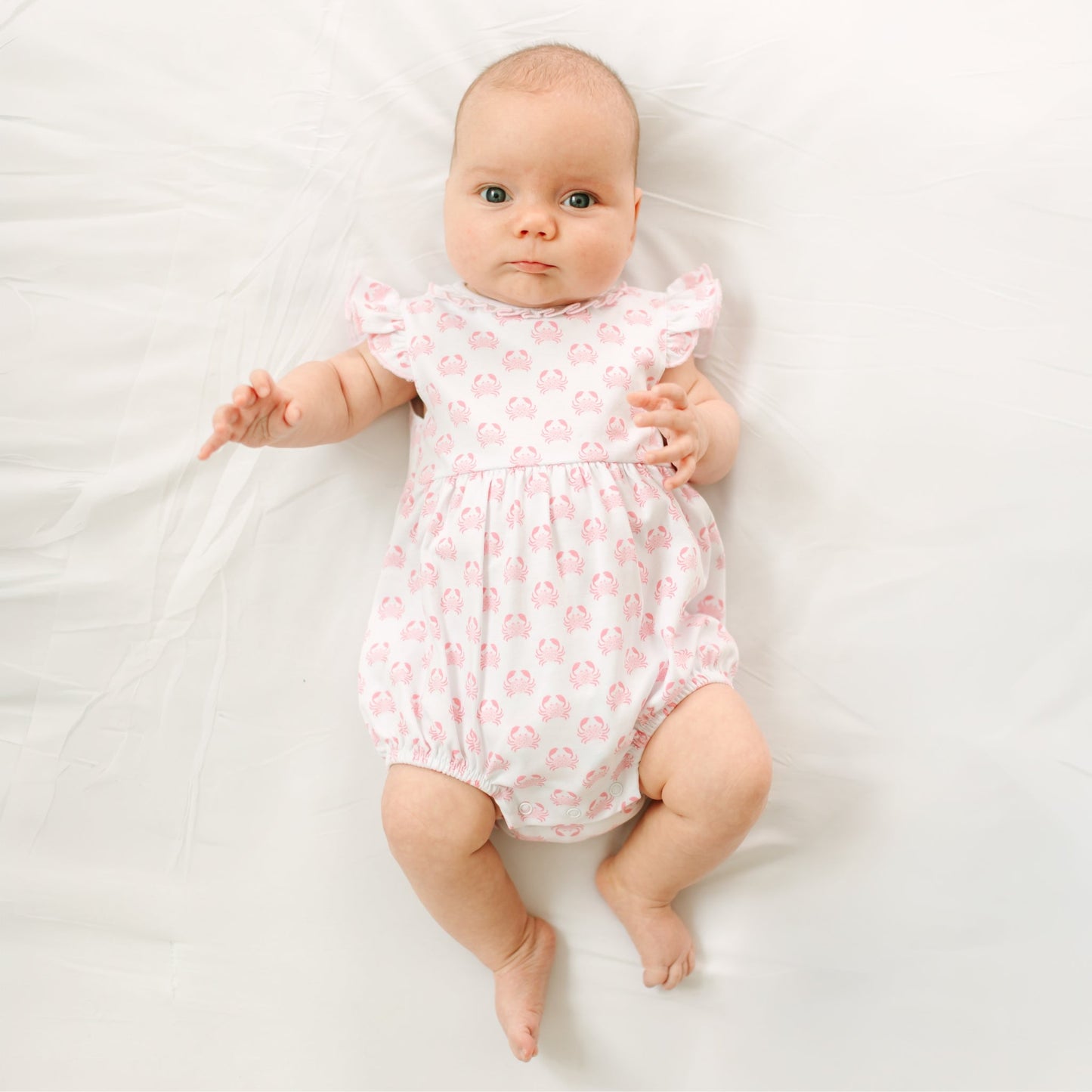 Little Crawlers Print Bubble - Pink - Magnolia BabyBubble