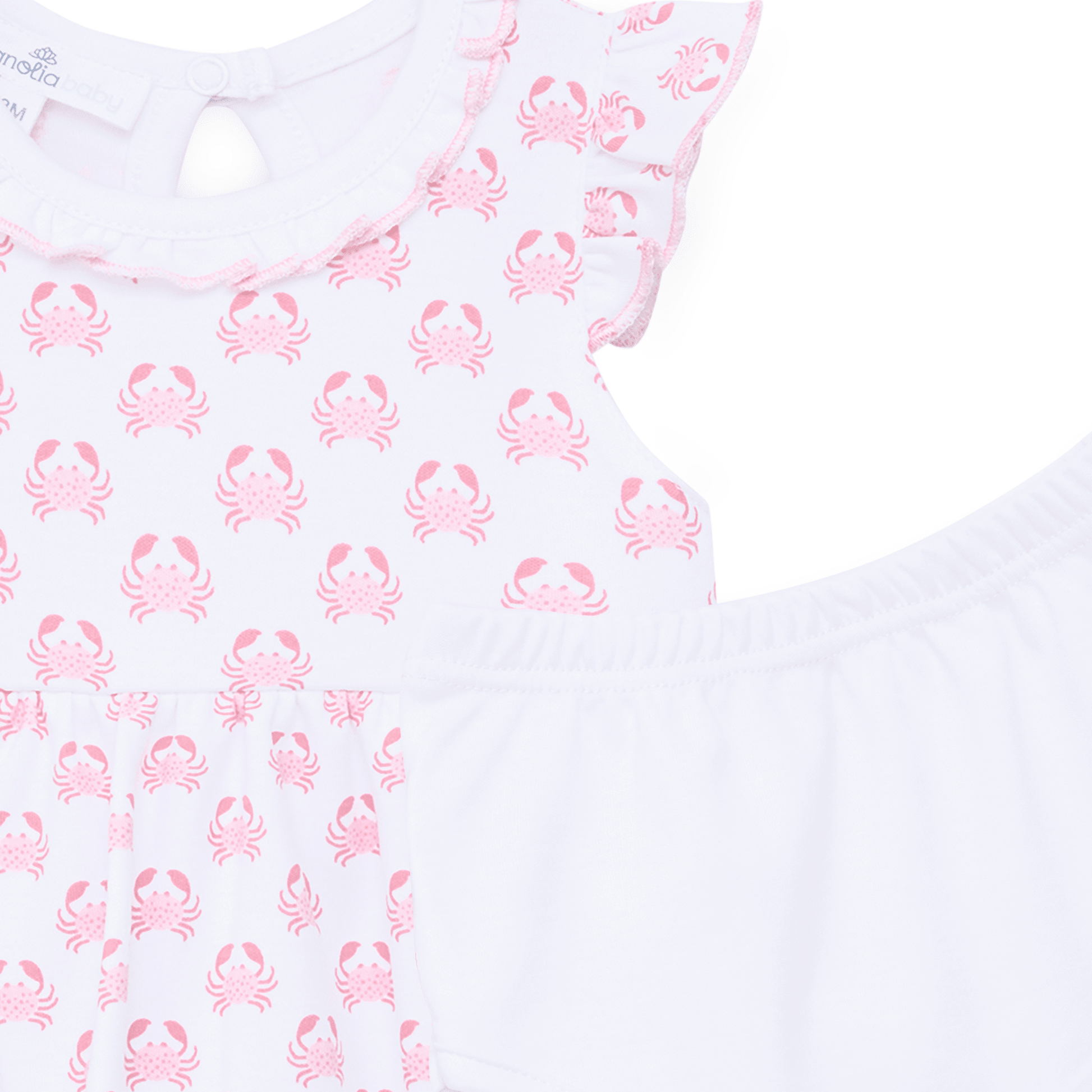 Magnolia Baby_Little Crawlers Print Dress - Pink_4