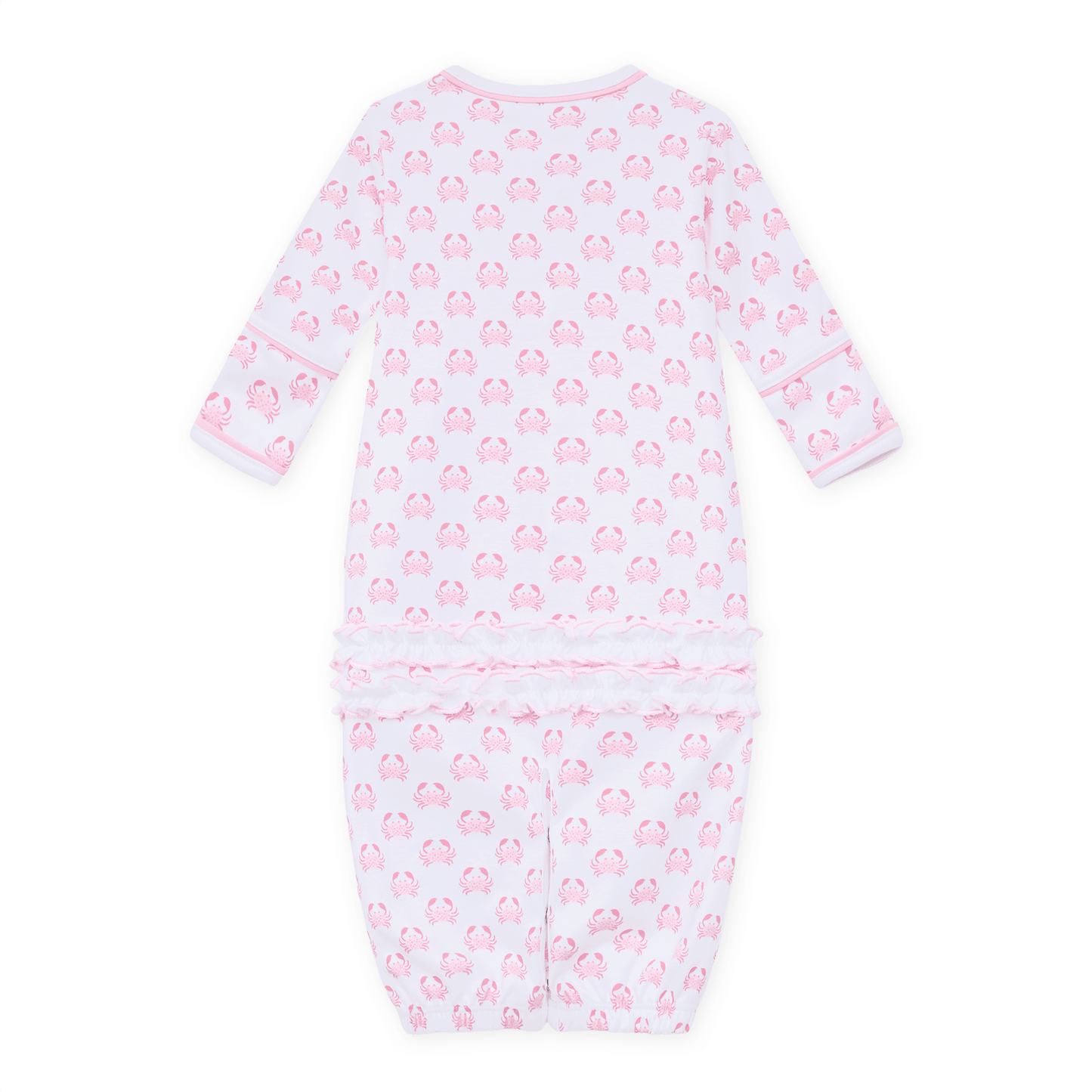 Magnolia Baby_Little Crawlers Print Ruffle Converter - Pink_2