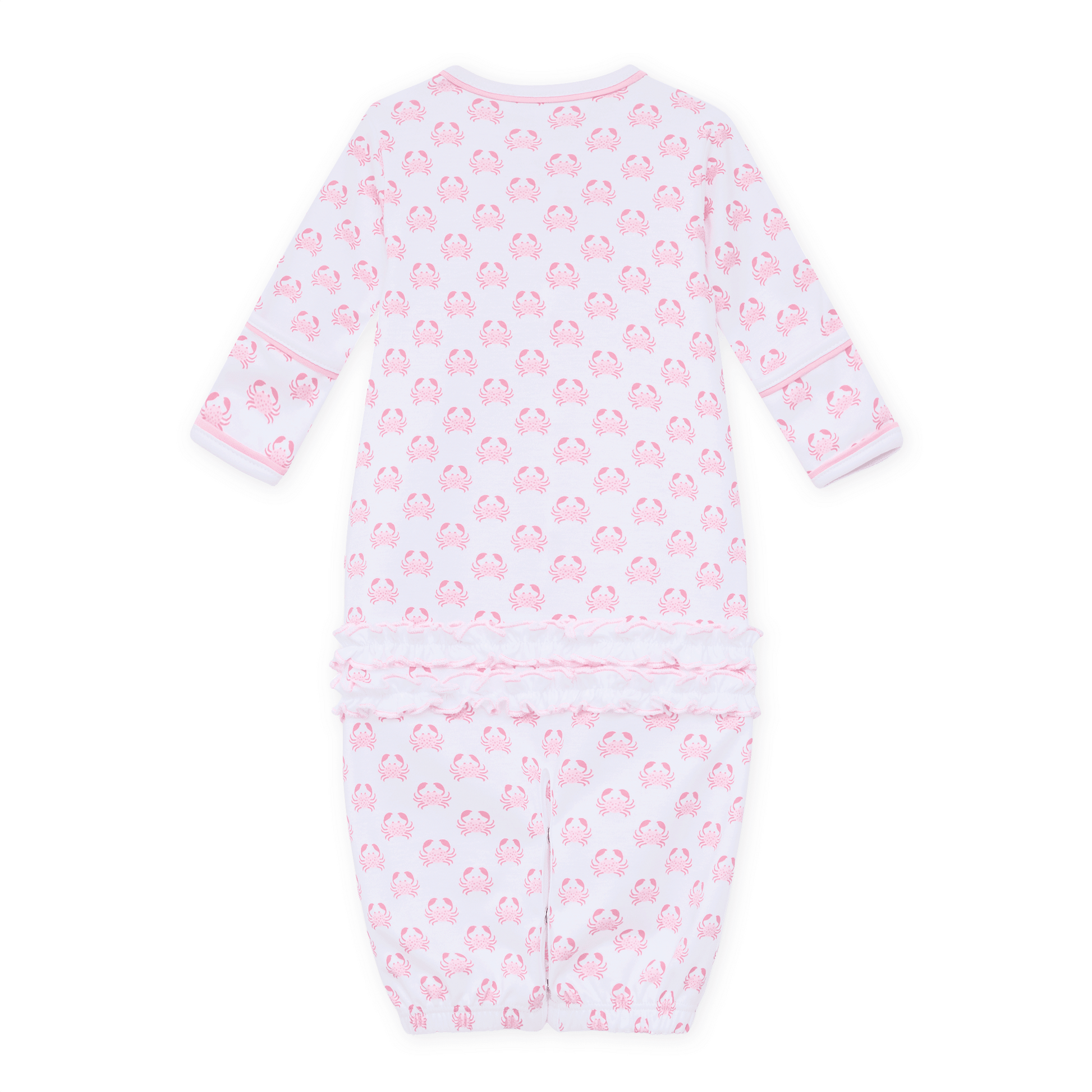 Magnolia Baby_Little Crawlers Print Ruffle Converter - Pink_2