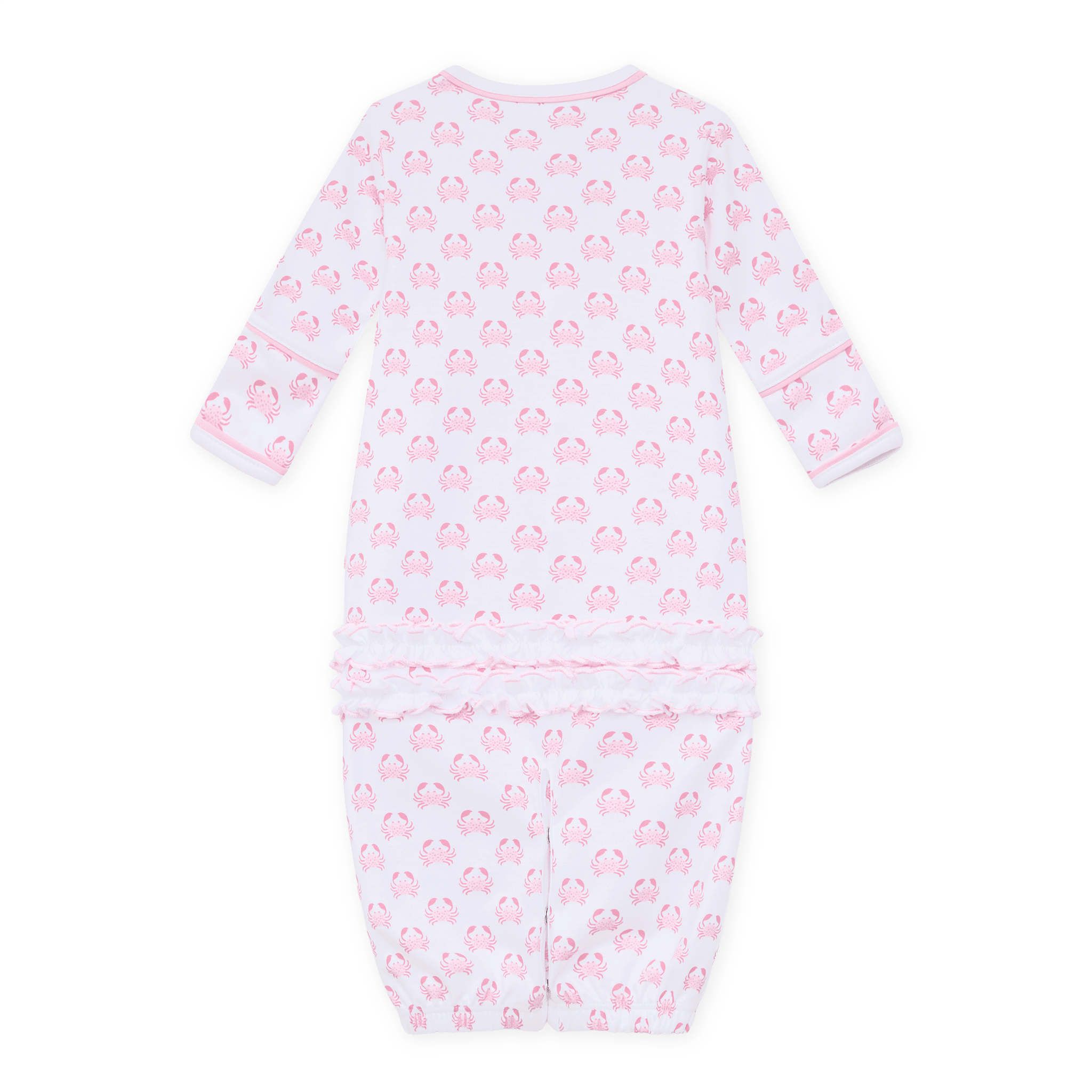 Magnolia Baby_Little Crawlers Print Ruffle Converter - Pink_2