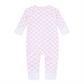 Magnolia Baby_Little Crawlers Print Zip Playsuit - Pink_2