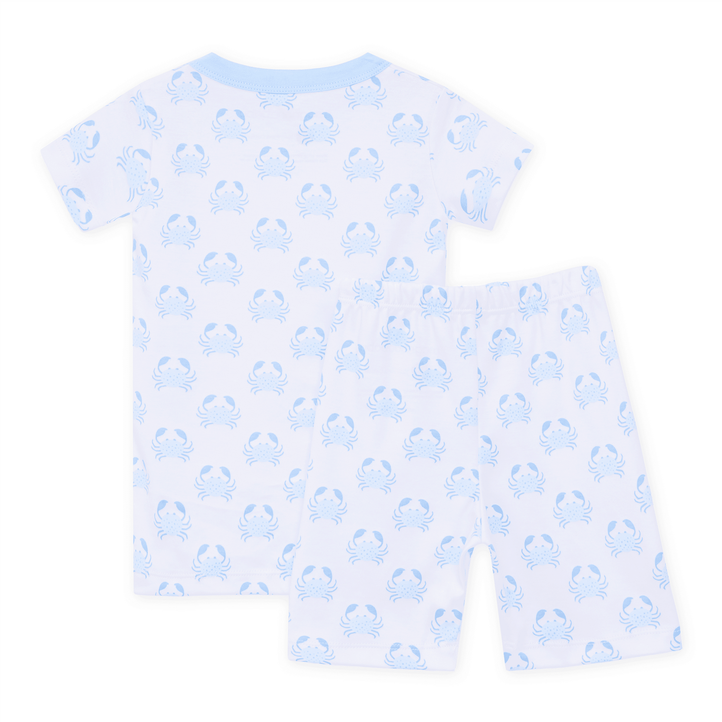 Little Crawlers Short Pajamas - Light Blue - Magnolia BabyShort Pajamas