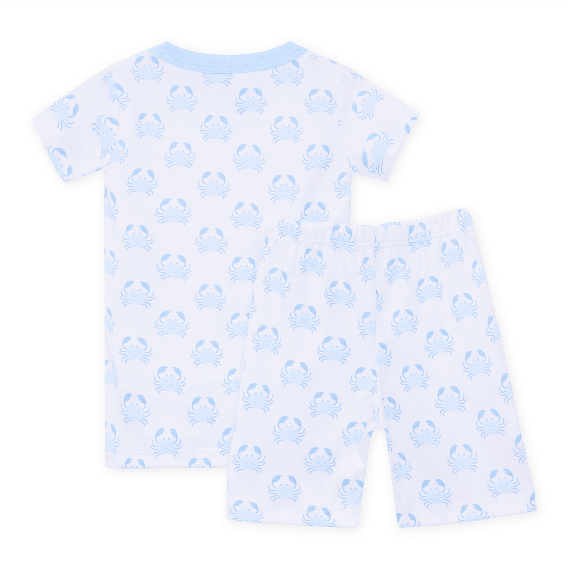 Little Crawlers Short Pajamas - Light Blue - Magnolia BabyShort Pajamas