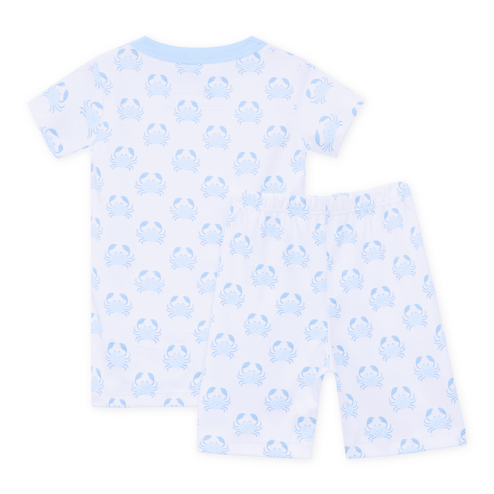 Little Crawlers Short Pajamas - Light Blue - Magnolia BabyShort Pajamas