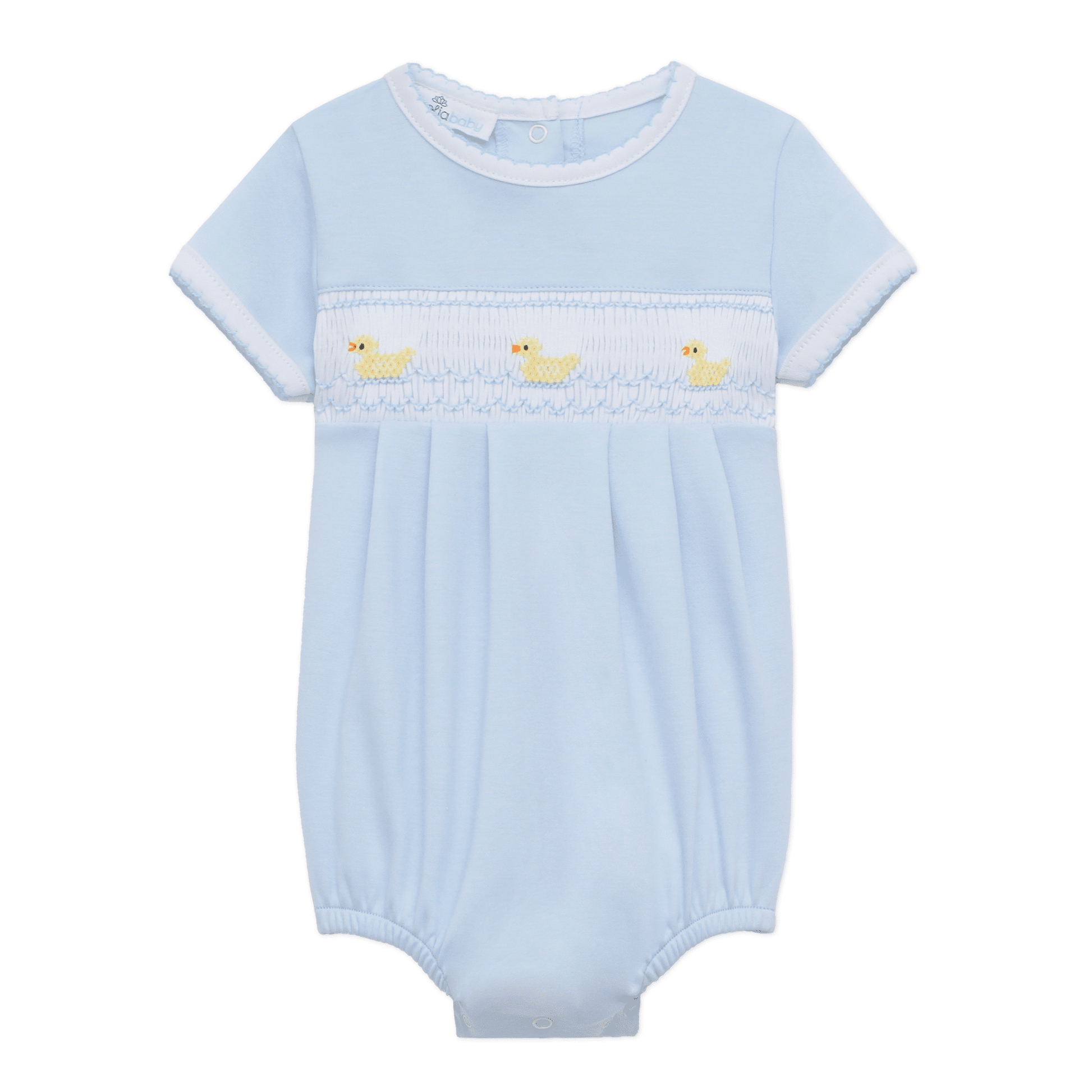 Little Ducklings Classics Smocked Bubble - Light Blue - Magnolia BabyBubble