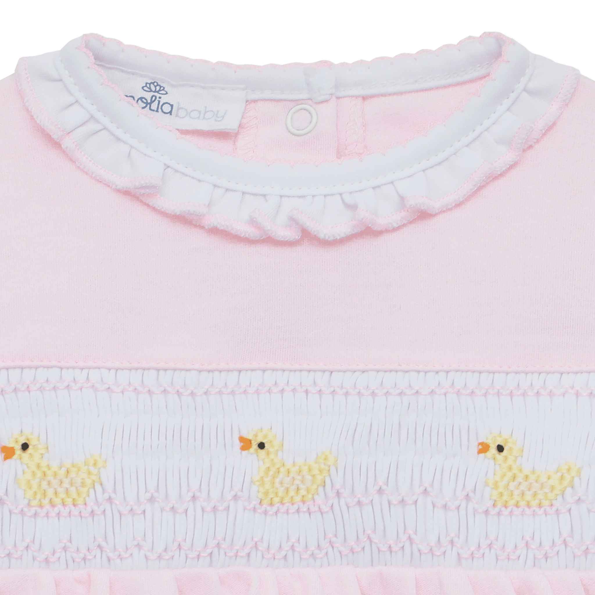 Little Ducklings Classics Smocked Bubble - Pink - Magnolia BabyBubble