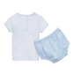 Little Ducklings Classics Smocked Diaper Cover Set - Light Blue - Magnolia BabyDiaper Cover