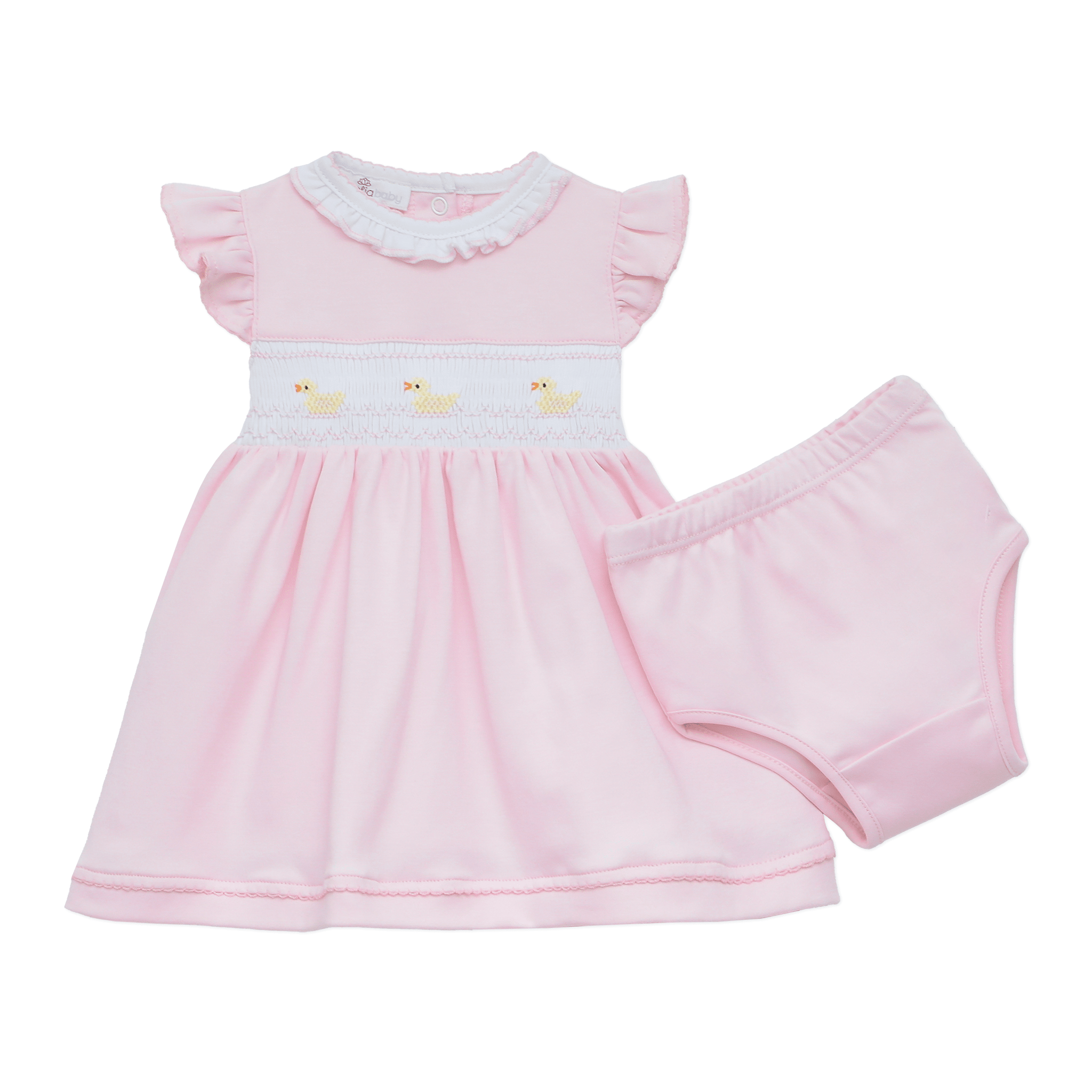 Little Ducklings Classics Smocked Dress - Pink - Magnolia BabyDress