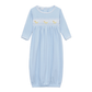 Little Ducklings Classics Smocked Gown - Light Blue - Magnolia BabyGown