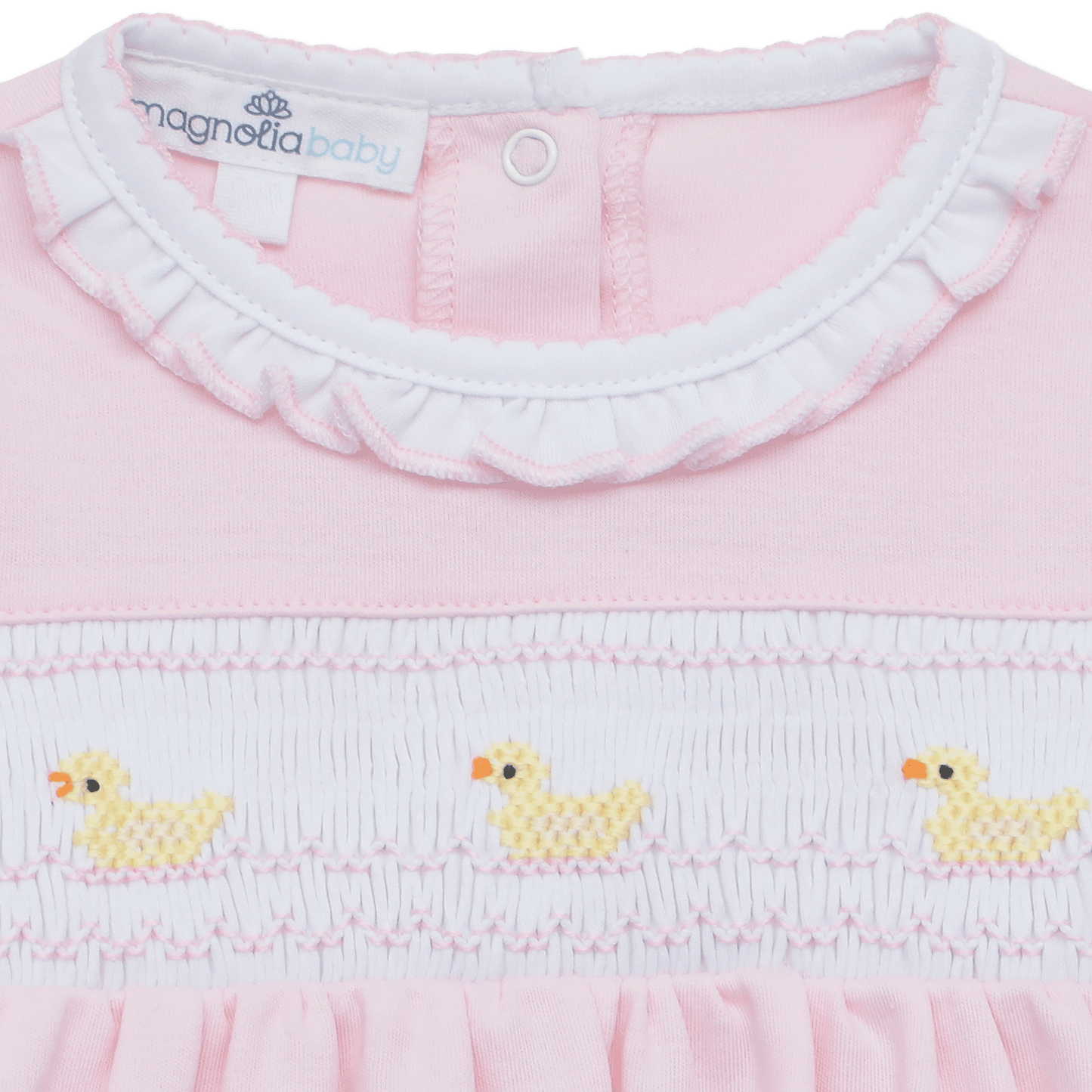 Little Ducklings Classics Smocked Gown - Pink - Magnolia BabyGown