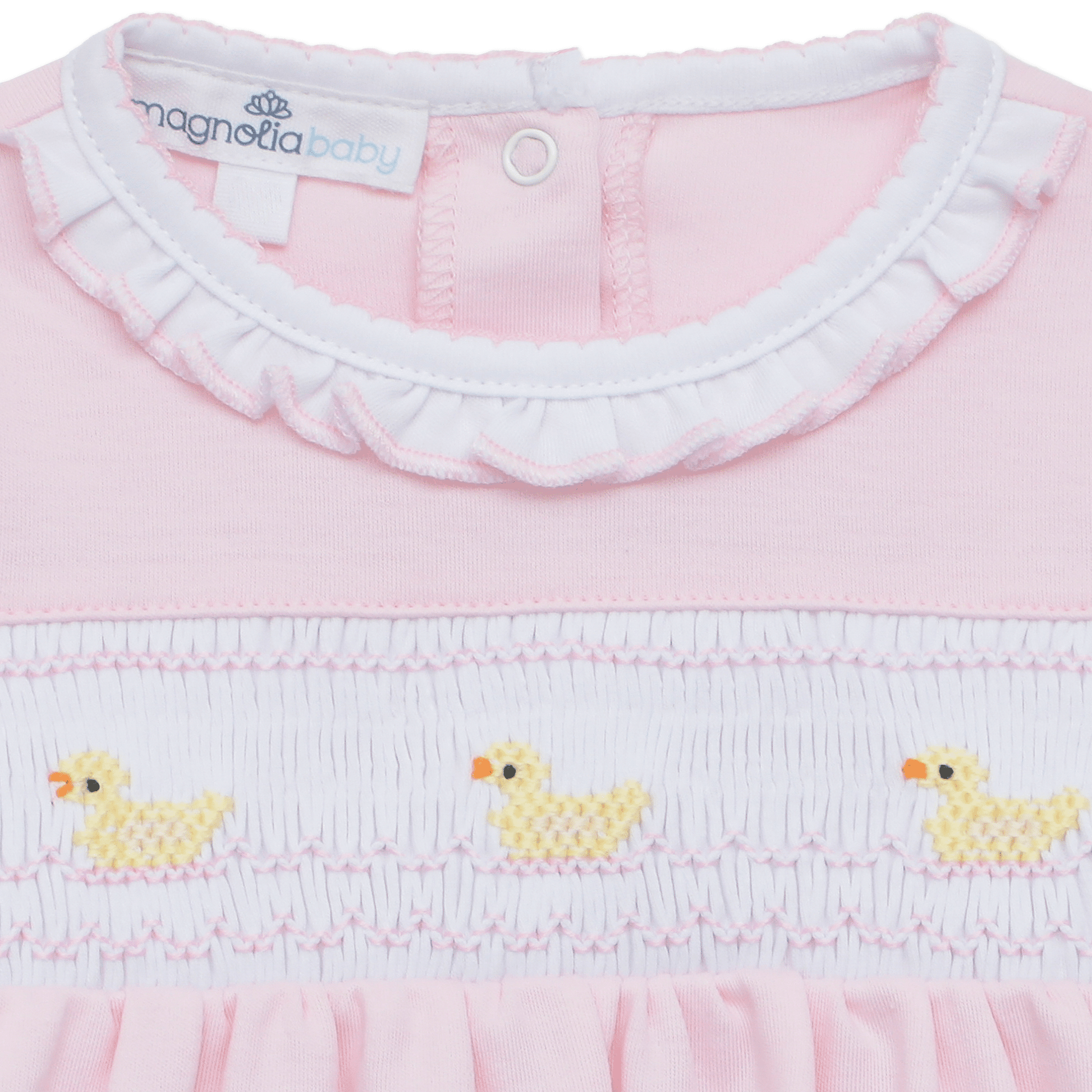 Little Ducklings Classics Smocked Gown - Pink - Magnolia BabyGown