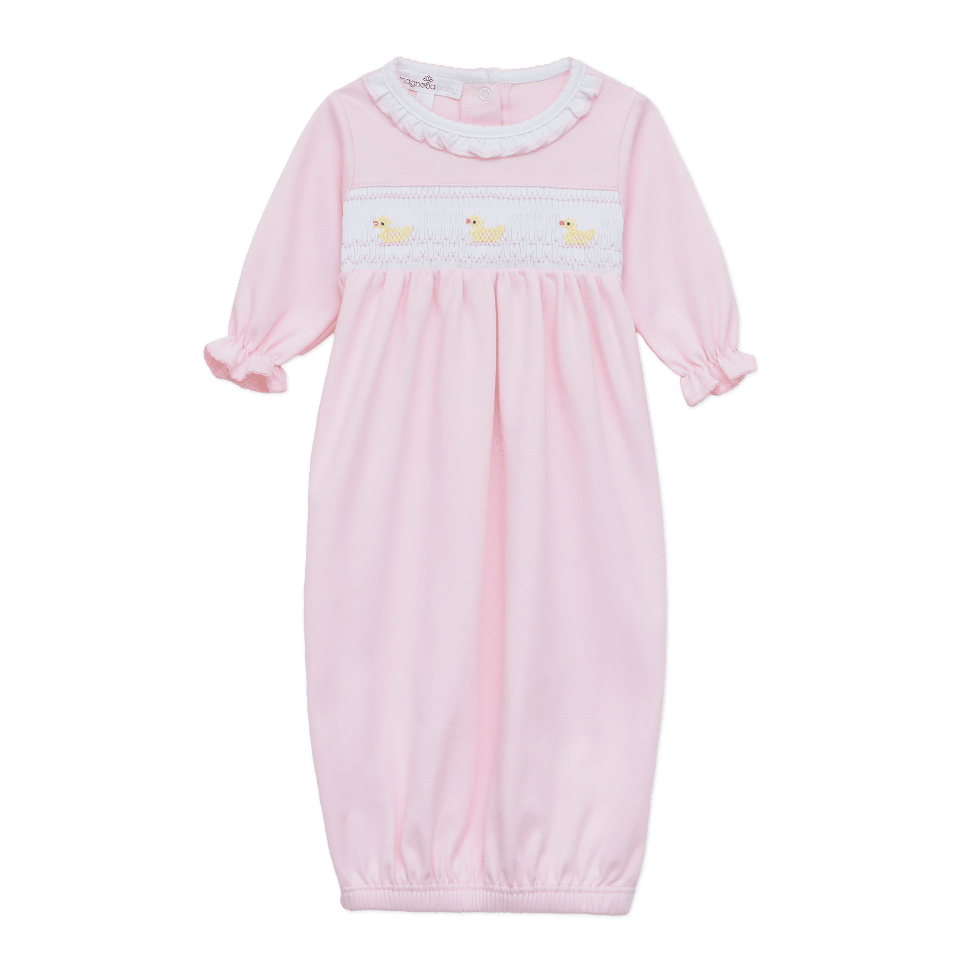baby smocked dress Little Ducklings Classics Smocked Gown