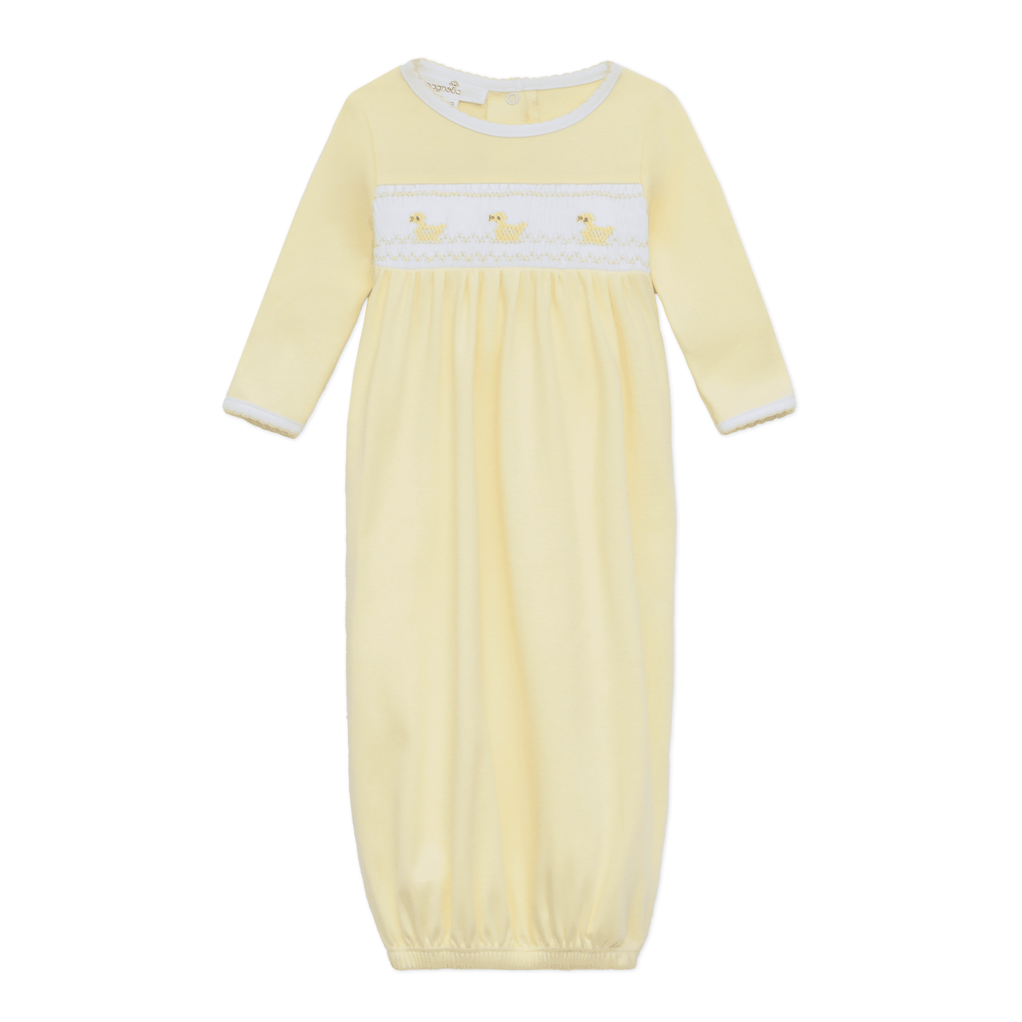 Little Ducklings Classics Smocked Gown - Yellow - Magnolia BabyGown
