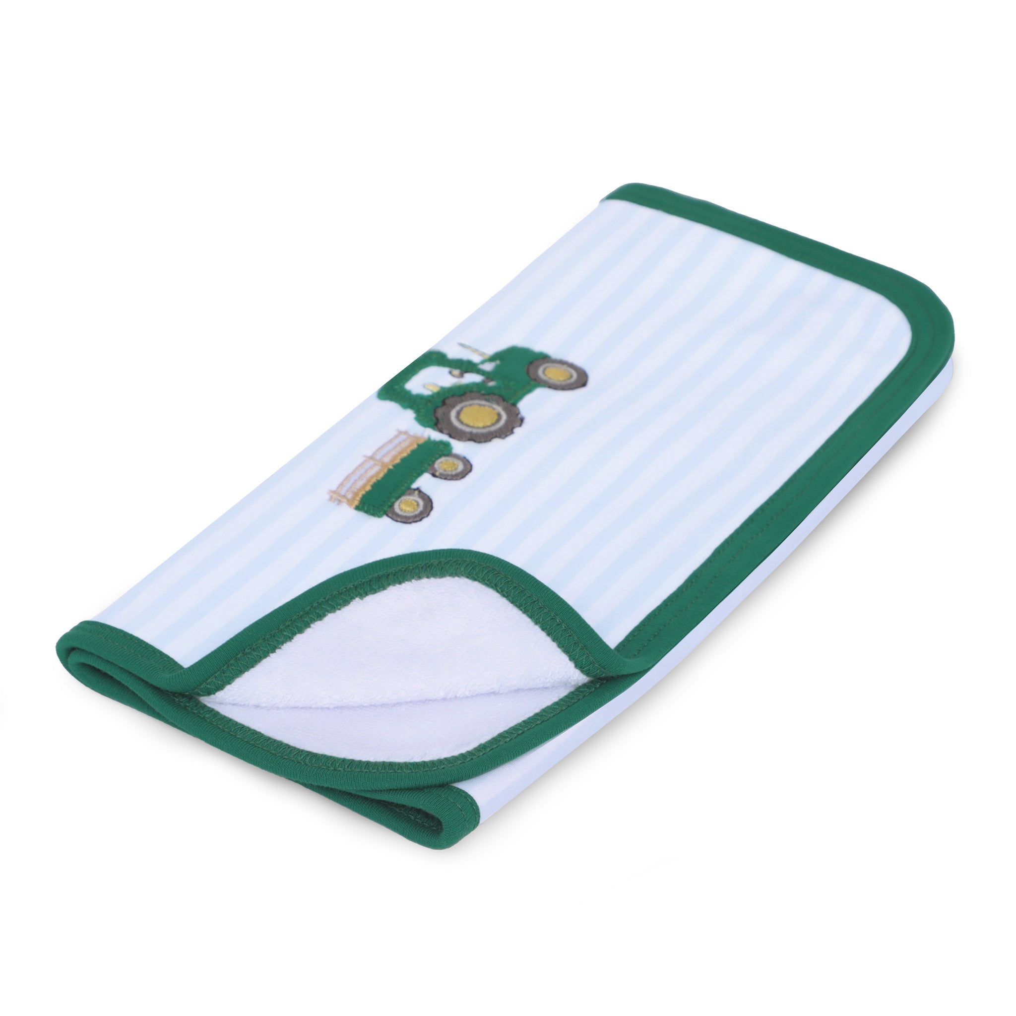 Little Farmer Applique Burp Cloth - Magnolia BabyBurp Cloth