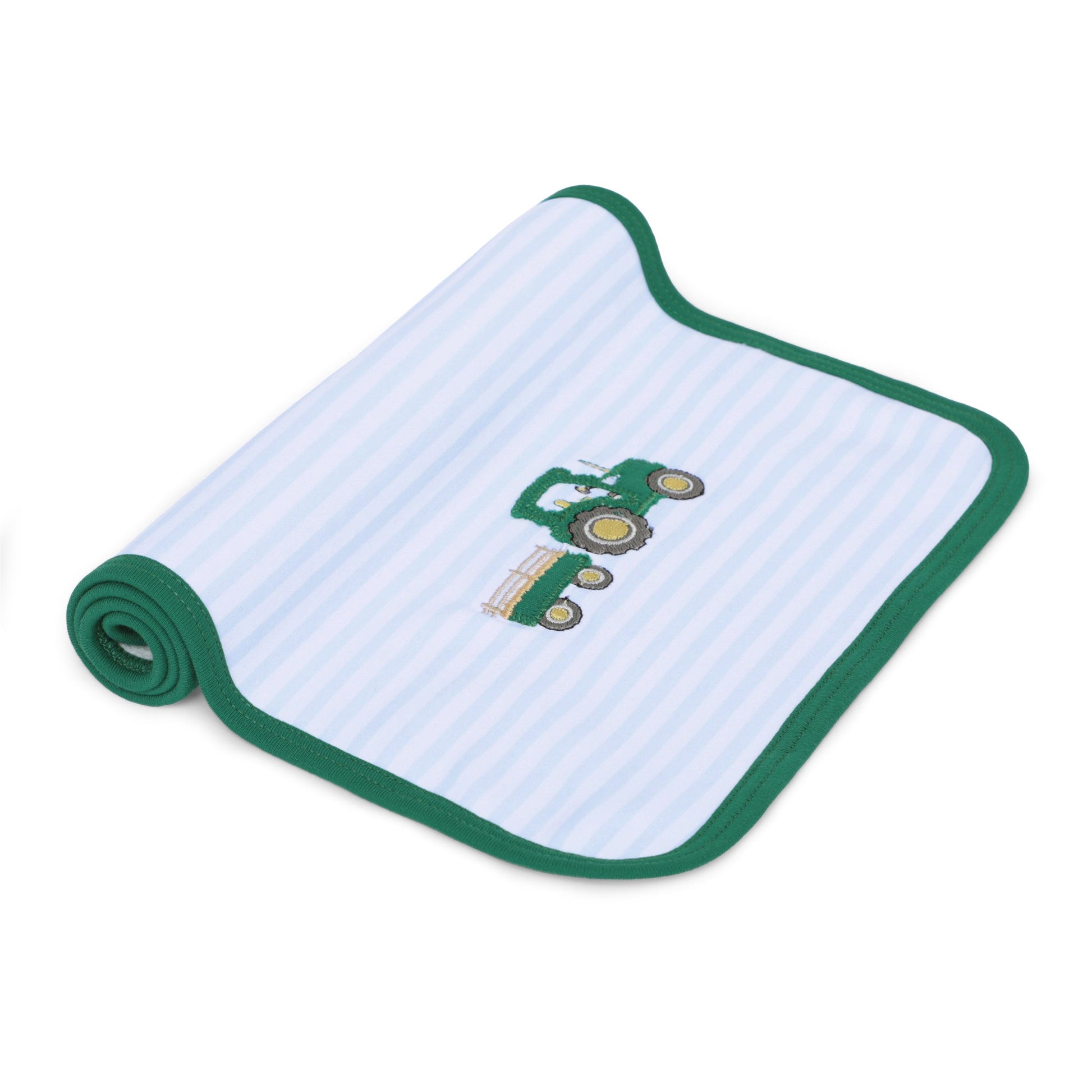 Little Farmer Applique Burp Cloth - Magnolia BabyBurp Cloth