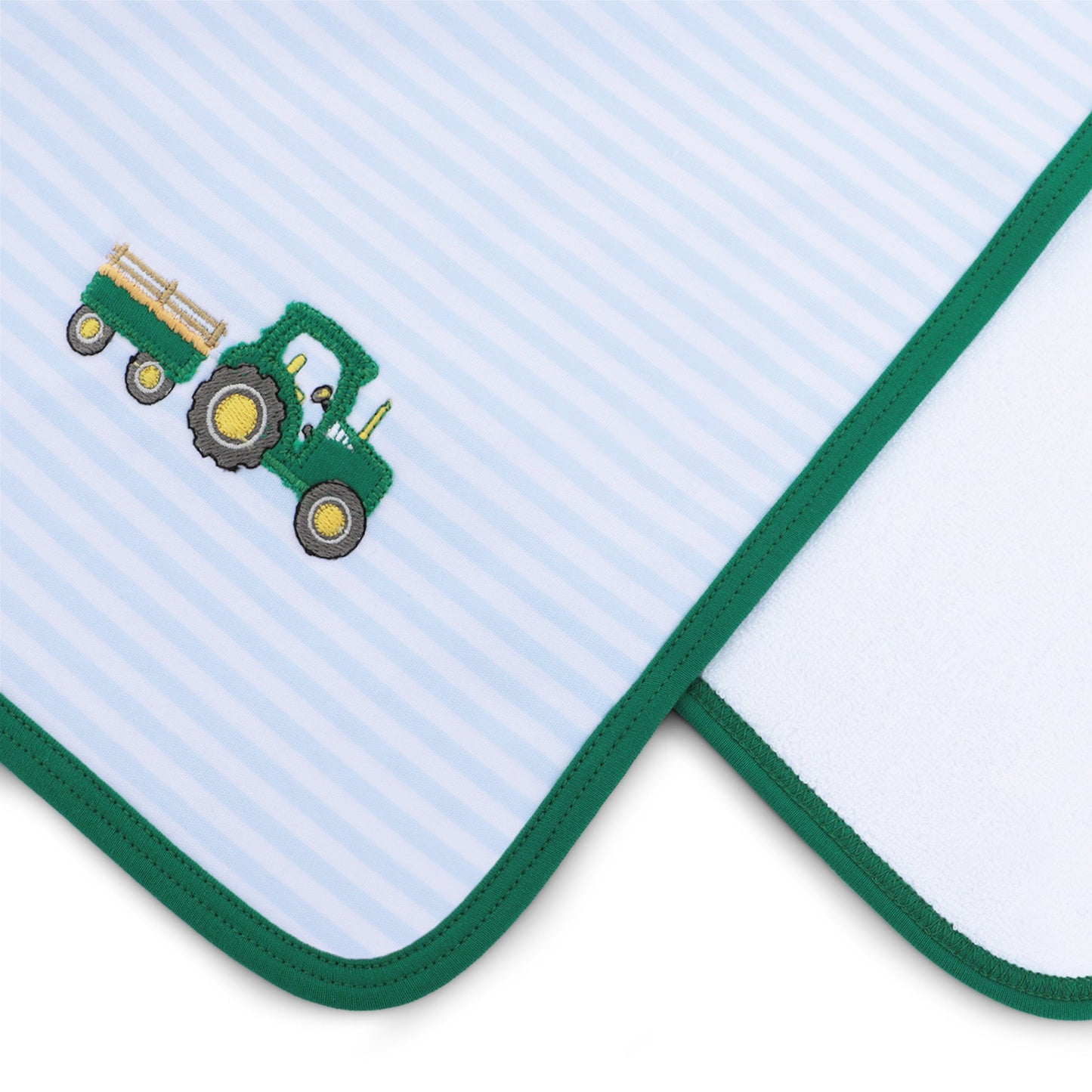 Little Farmer Applique Burp Cloth - Magnolia BabyBurp Cloth