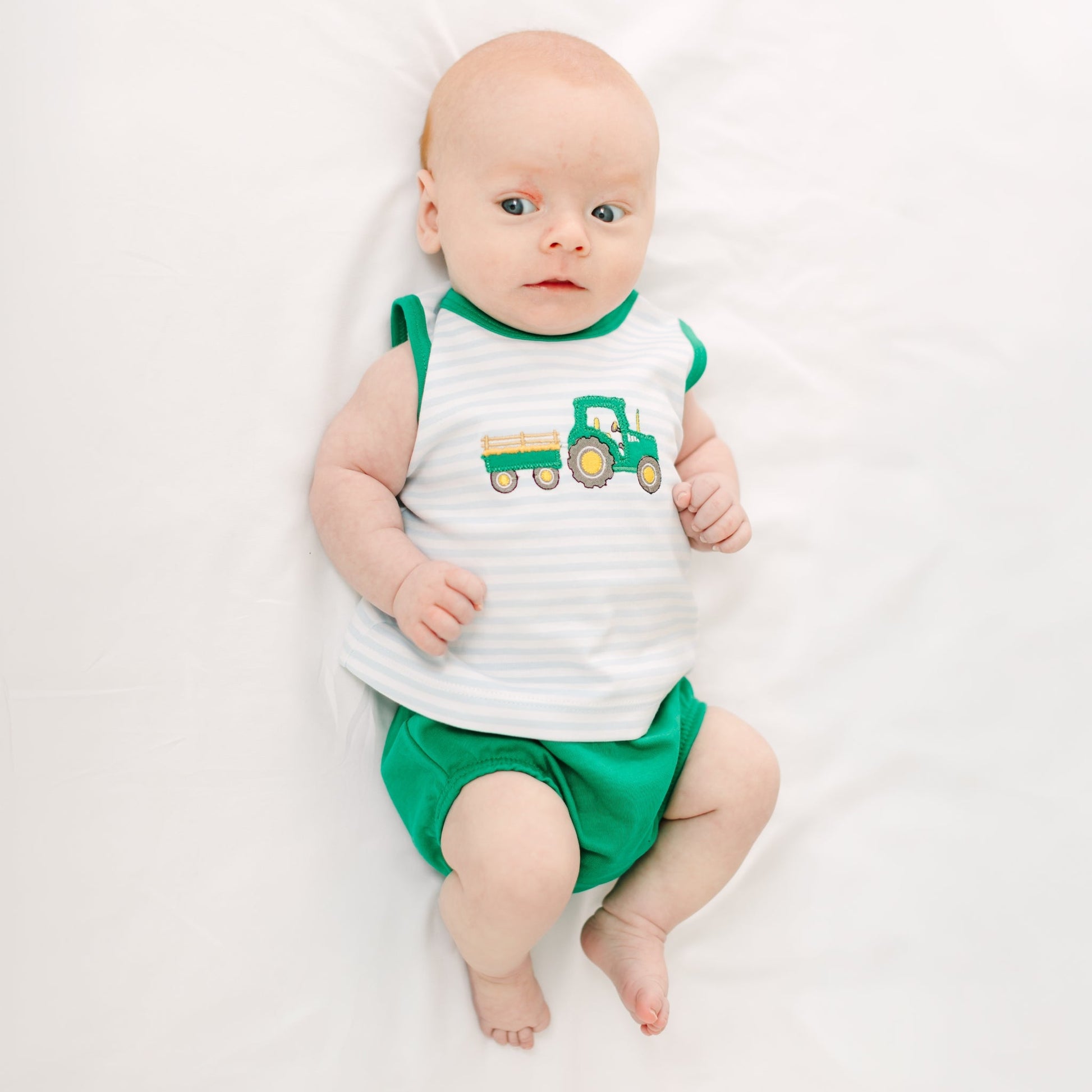 Little Farmer Applique Diaper Cover Set - Magnolia BabyDiaper Cover