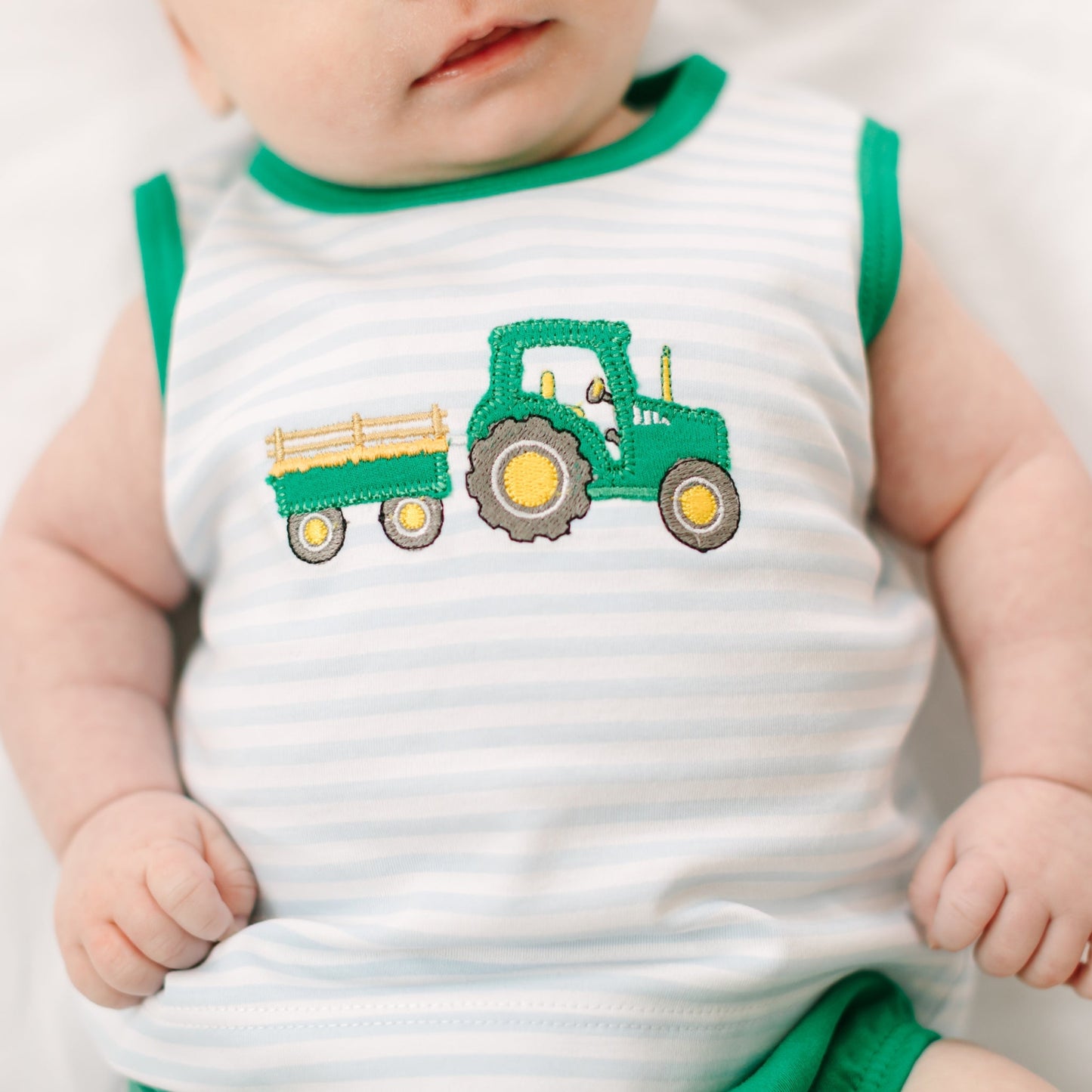 Little Farmer Applique Diaper Cover Set - Magnolia BabyDiaper Cover