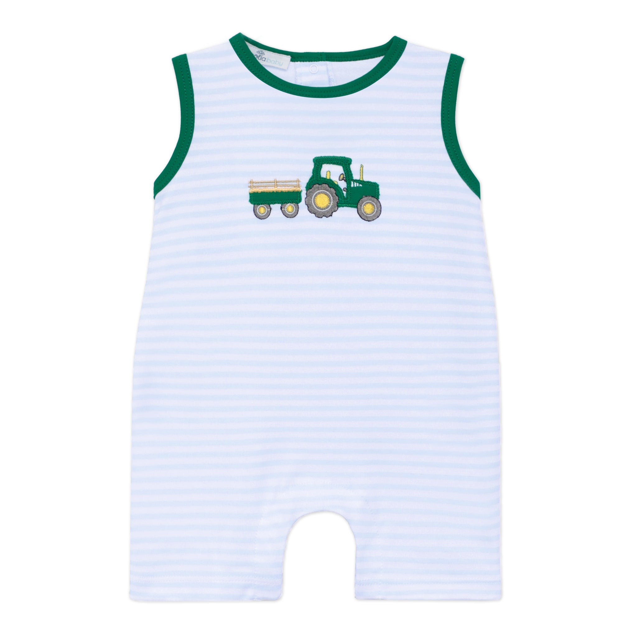 Little Farmer Applique Short Playsuit - Magnolia BabyShort Playsuit