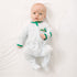 Little Farmer Applique Zip Footie - Magnolia BabyFootie