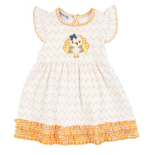  Little Gobbler Applique Flutters Dress - Magnolia BabyDress