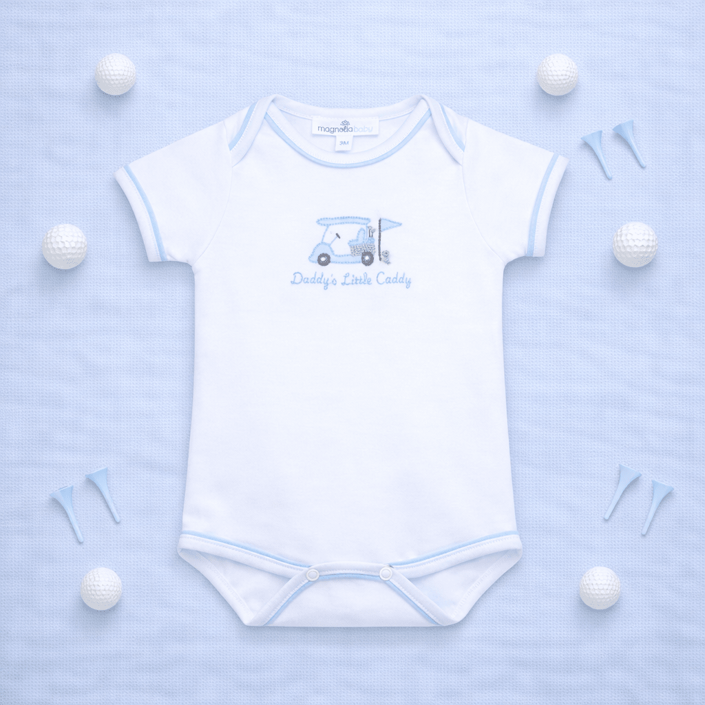 Little Golfer Bodysuit - Light Blue - Magnolia BabyBodysuit