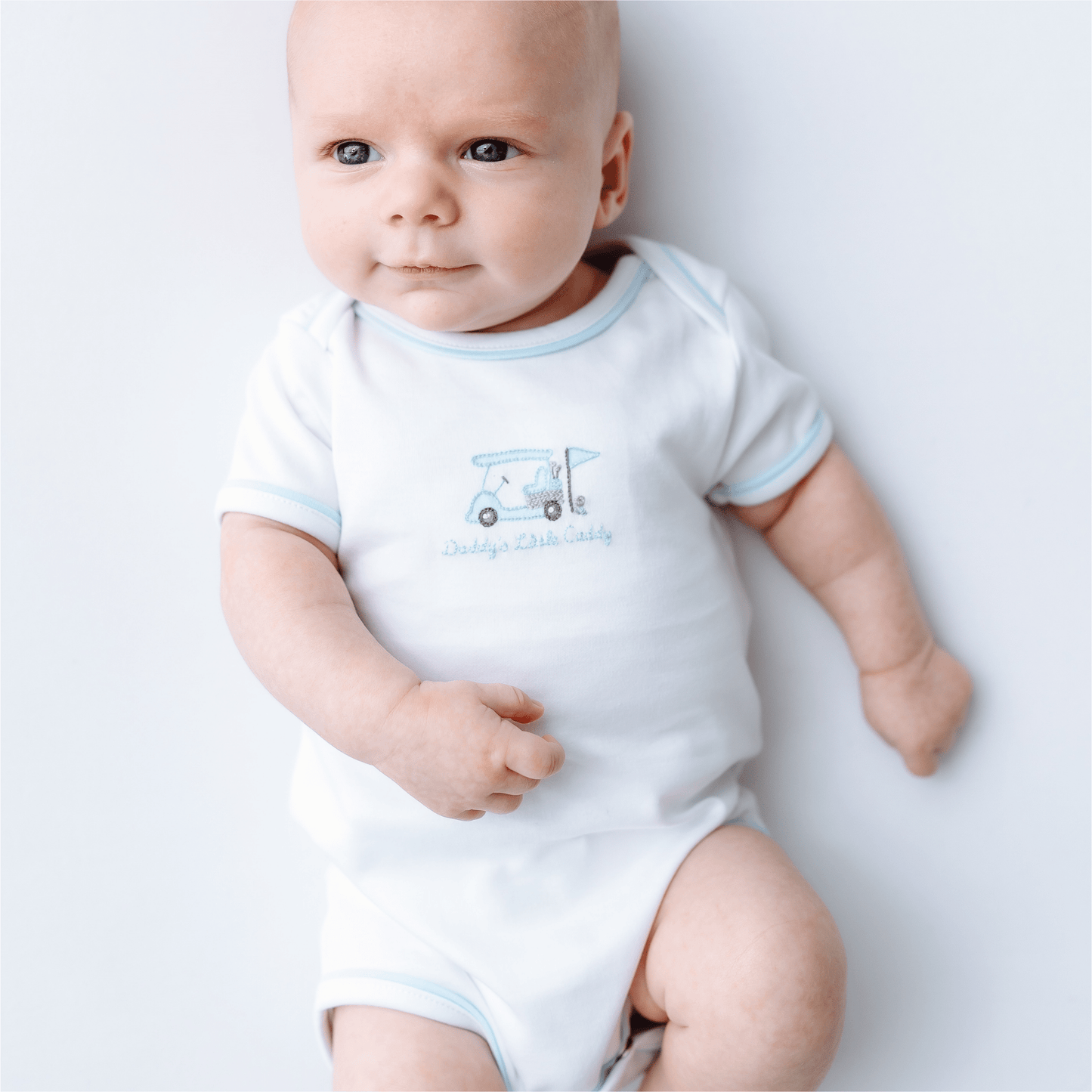 Little Golfer Bodysuit - Light Blue - Magnolia BabyBodysuit