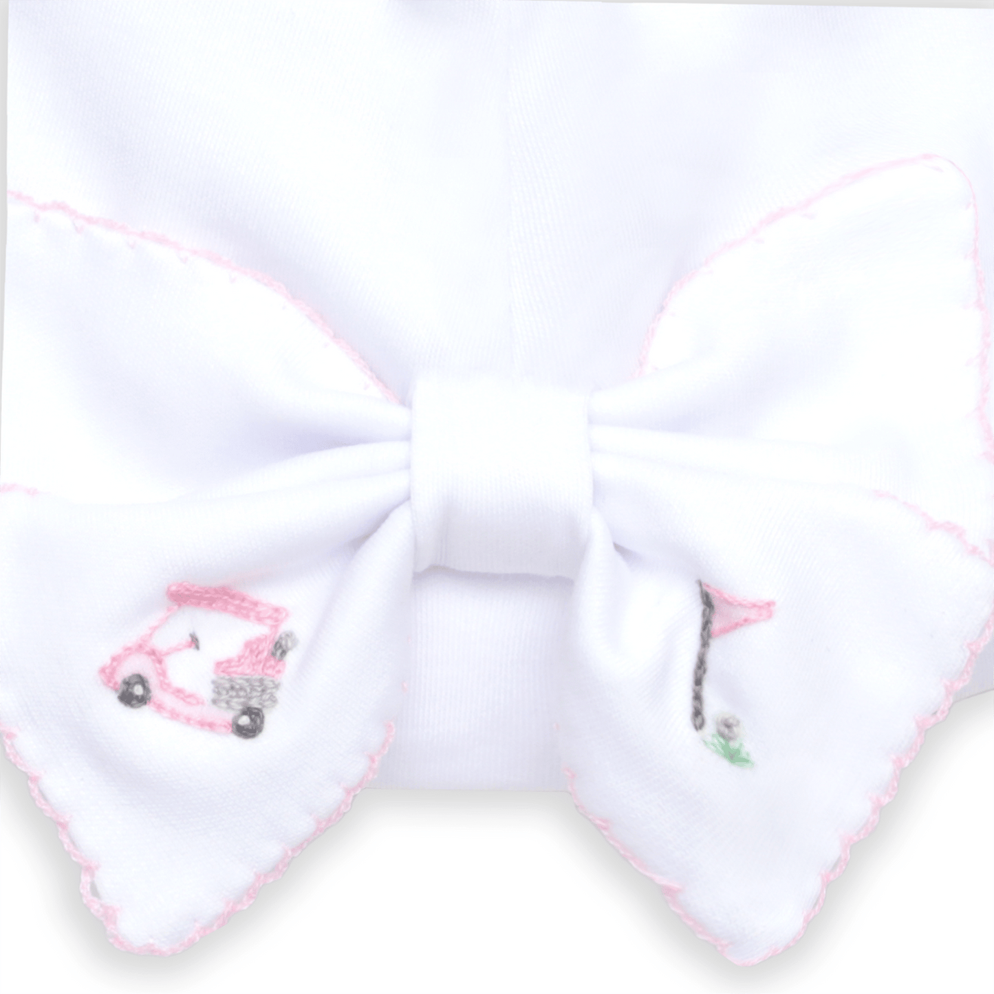 Little Golfer Bow Hat - Pink - Magnolia BabyHat
