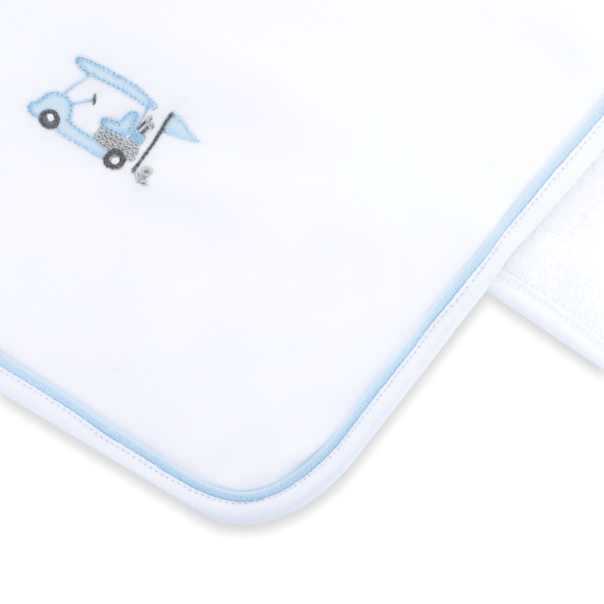 Little Golfer Burp Cloth - Light Blue - Magnolia BabyBurp Cloth