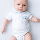 Little Golfer Collared Bodysuit - Light Blue - Magnolia BabyBodysuit