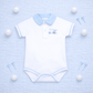 Little Golfer Collared Bodysuit - Light Blue - Magnolia BabyBodysuit