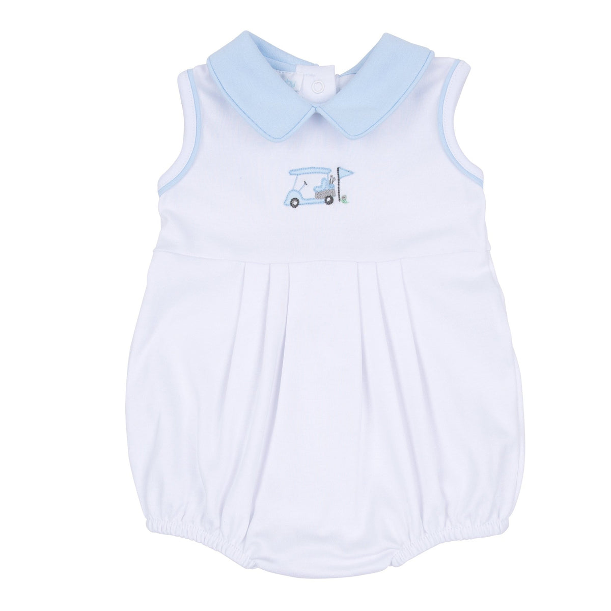 Little Golfer Collared Bubble - Light Blue - Magnolia BabyBubble