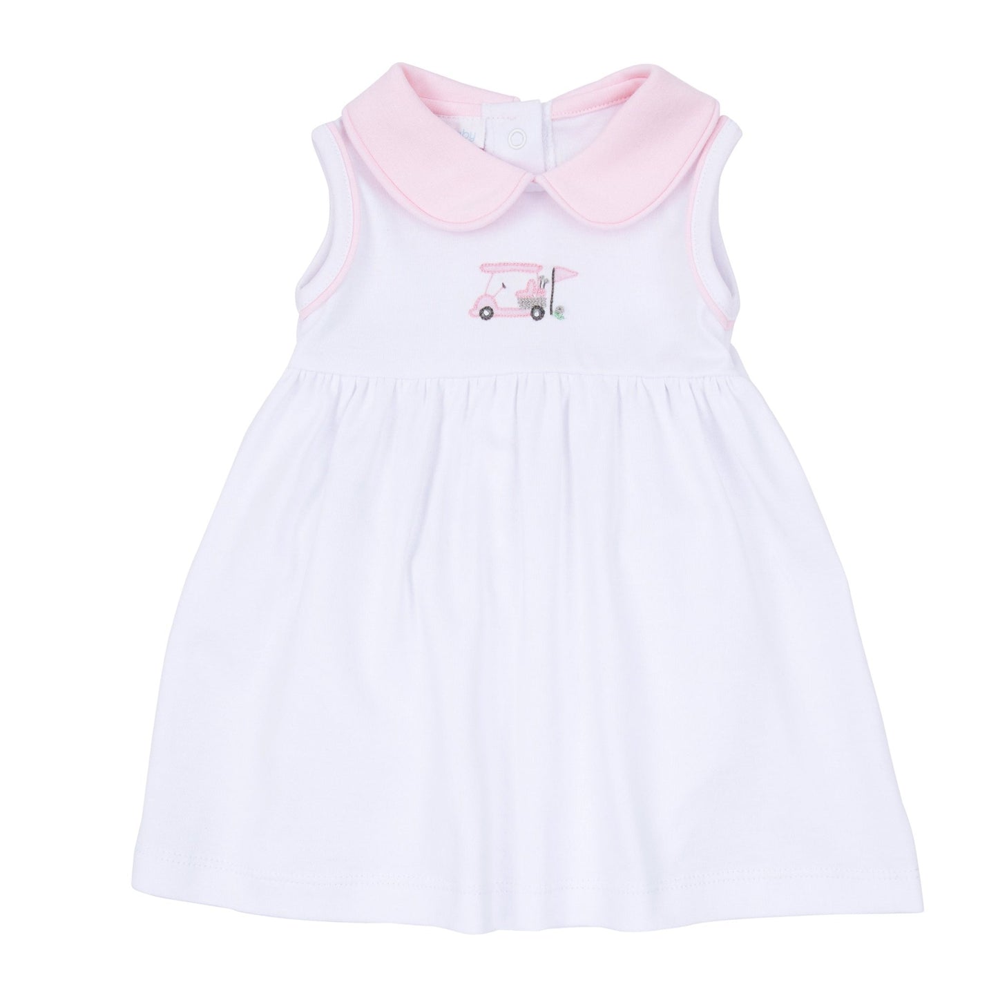 Little Golfer Collared Dress - Pink - Magnolia BabyDress