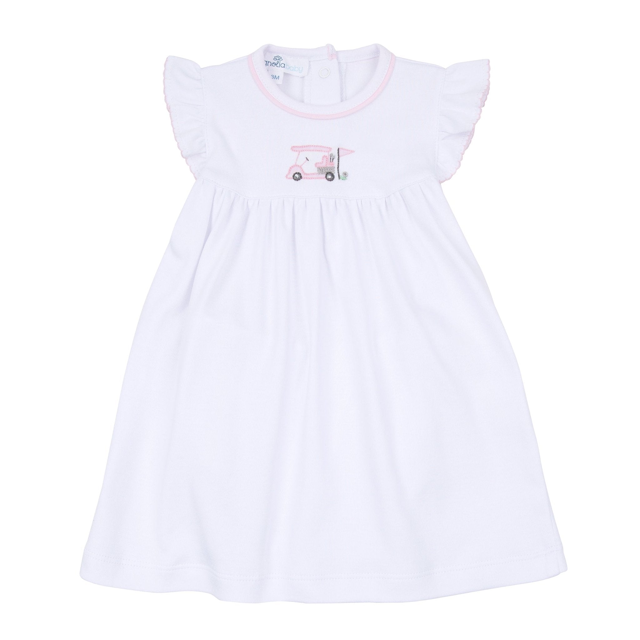 Little Golfer Dress - Pink - Magnolia BabyDress