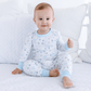 Little Golfer Long Pajamas - Light Blue - Magnolia BabyLong Pajamas