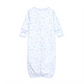Little Golfer Print Converter - Light Blue - Magnolia BabyConverter Gown
