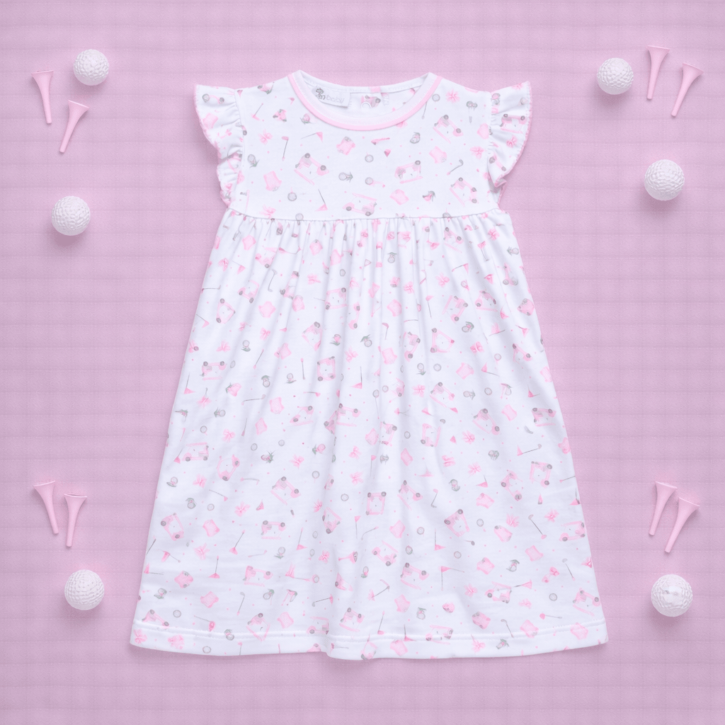 Little Golfer Print Dress