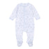 Little Golfer Print Footie - Light Blue - Magnolia BabyFootie