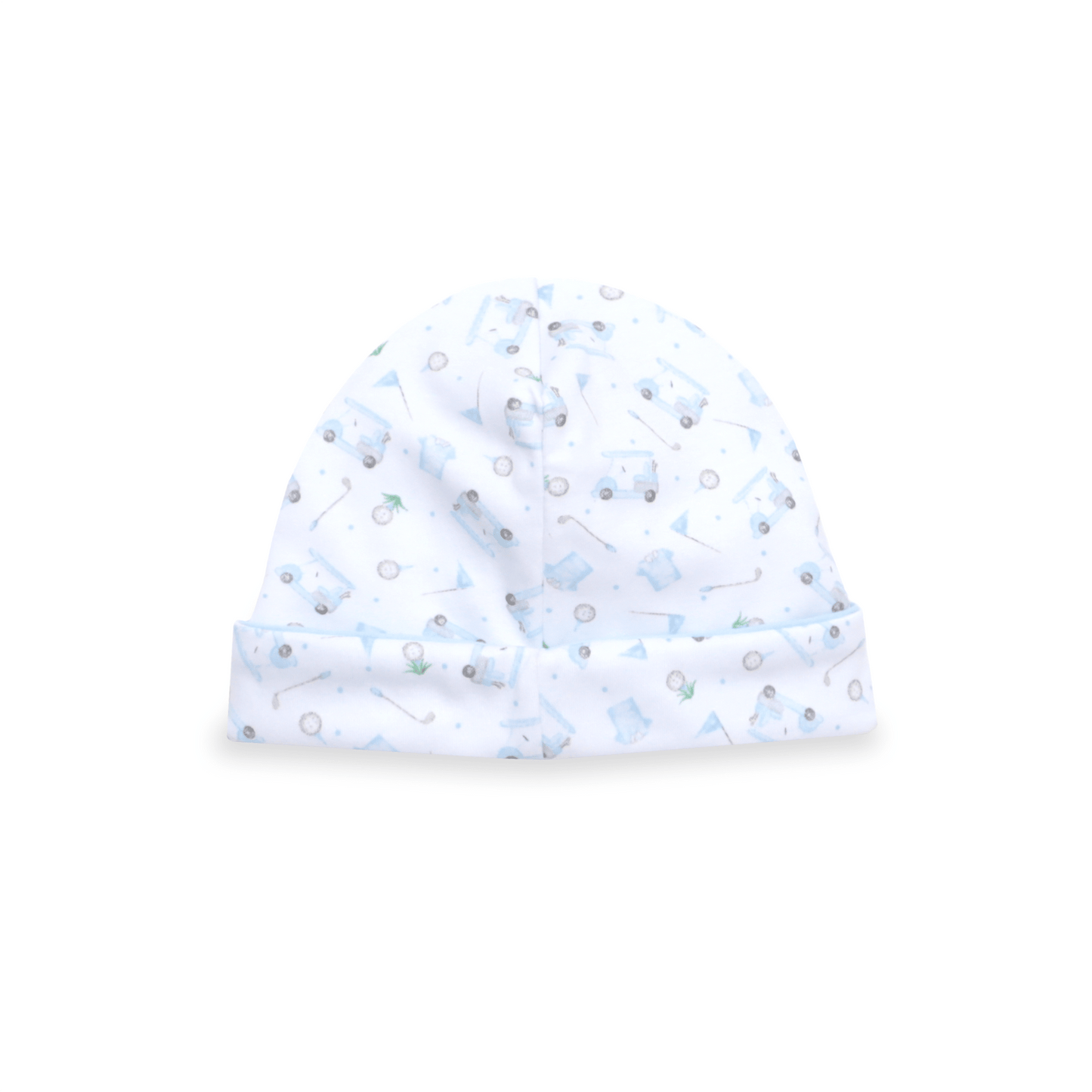 Little Golfer Print Hat - Light Blue - Magnolia BabyHat