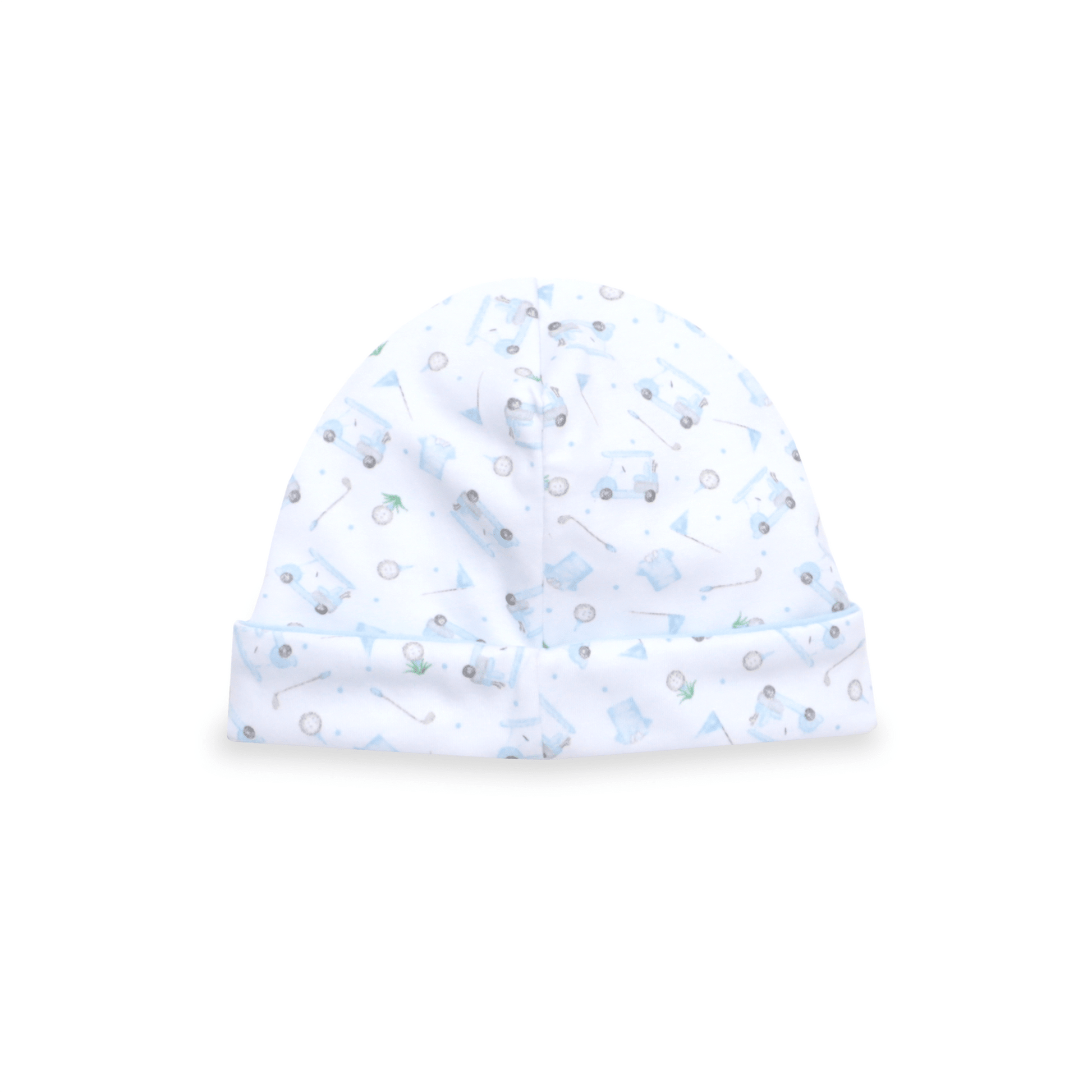 Little Golfer Print Hat - Light Blue - Magnolia BabyHat
