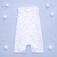Little Golfer Print Short Playsuit - Light Blue - Magnolia BabyShort Playsuit