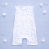 Little Golfer Print Short Playsuit - Light Blue - Magnolia BabyShort Playsuit
