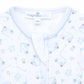 Little Golfer Print Zip Playsuit - Light Blue - Magnolia BabyPlaysuit