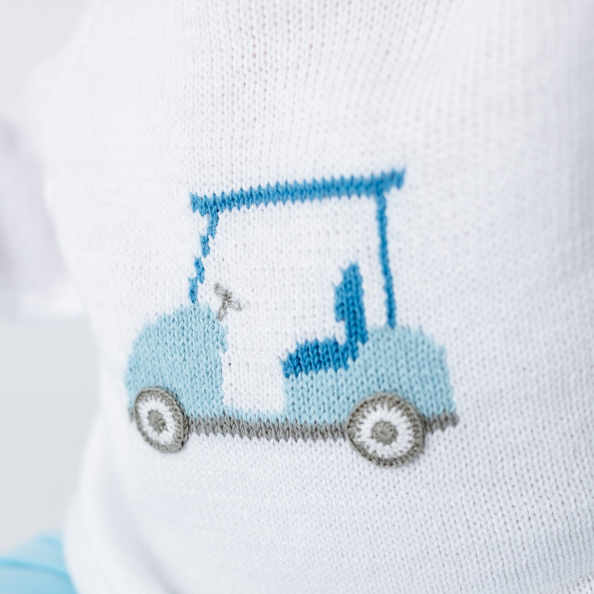 Little Golfer Rollneck Sweater - Light Blue - Magnolia BabyPullover