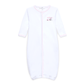 Little Golfer Ruffle Converter - Pink - Magnolia BabyConverter Gown