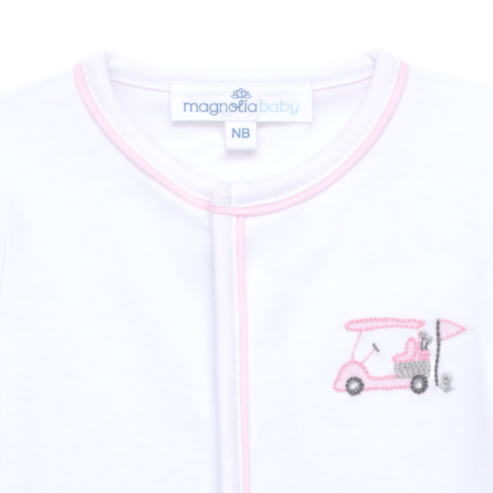 Little Golfer Ruffle Converter - Pink - Magnolia BabyConverter Gown