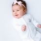 Little Golfer Ruffle Footie - Pink - Magnolia BabyFootie