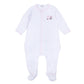 Little Golfer Ruffle Footie - Pink - Magnolia BabyFootie